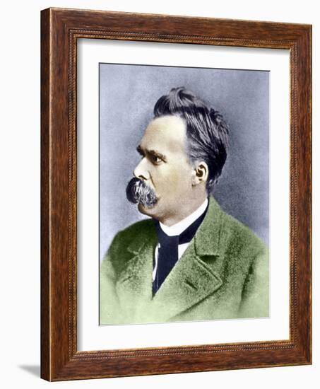 Portrait of Friedrich Nietzsche (1844 - 1900).-Unknown Artist-Framed Giclee Print