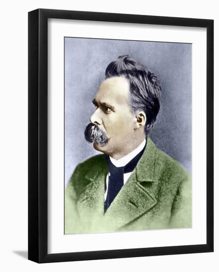 Portrait of Friedrich Nietzsche (1844 - 1900).-Unknown Artist-Framed Giclee Print