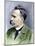 Portrait of Friedrich Nietzsche (1844 - 1900).-Unknown Artist-Mounted Giclee Print