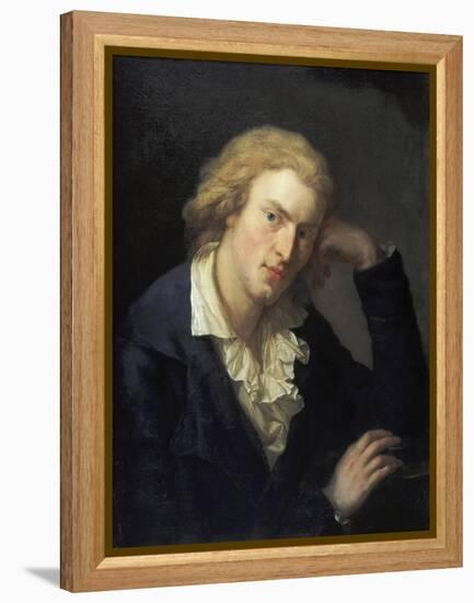 Portrait of Friedrich Von Schiller-Anton Graff-Framed Premier Image Canvas