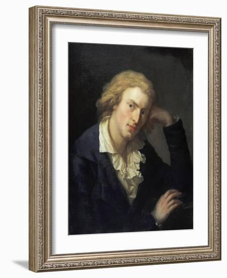 Portrait of Friedrich Von Schiller-Anton Graff-Framed Giclee Print