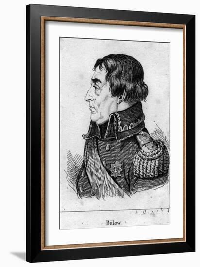 Portrait of Friedrich Wilhelm von Bulow-French School-Framed Giclee Print