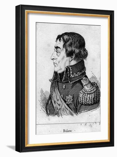 Portrait of Friedrich Wilhelm von Bulow-French School-Framed Giclee Print