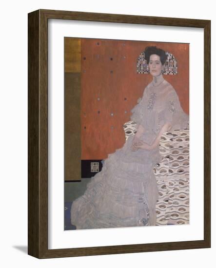 Portrait of Fritza Riedler, 1906-Gustav Klimt-Framed Premium Giclee Print