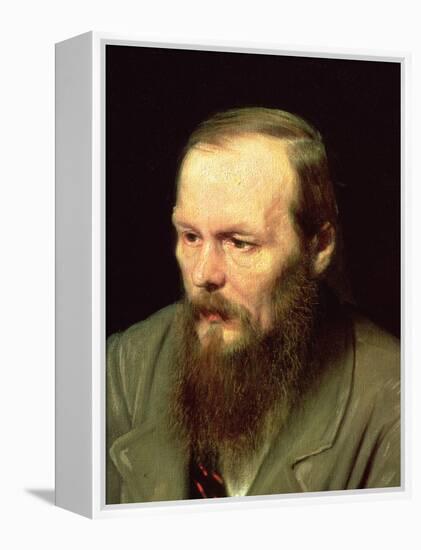 Portrait of Fyodor Dostoyevsky (1821-81) 1872-Vasili Grigorevich Perov-Framed Premier Image Canvas