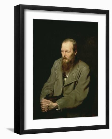 Portrait of Fyodor Dostoyevsky, 1872-Wassili Perow-Framed Giclee Print