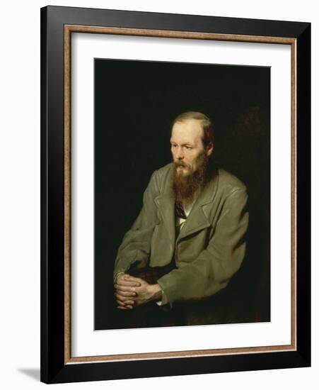 Portrait of Fyodor Dostoyevsky, 1872-Wassili Perow-Framed Giclee Print