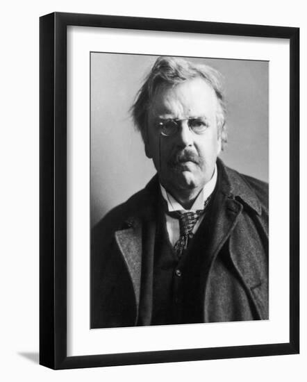 Portrait of G. K. Chesterton-null-Framed Photographic Print