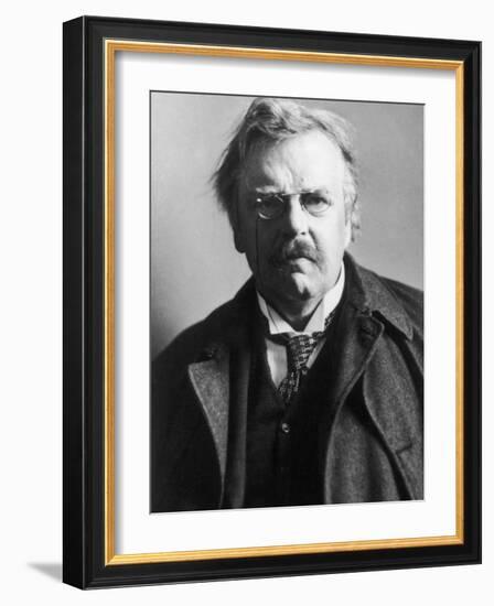 Portrait of G. K. Chesterton-null-Framed Photographic Print