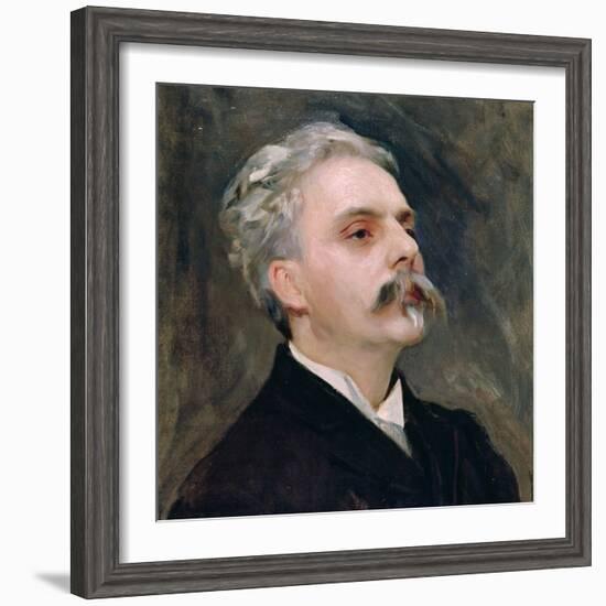 Portrait of Gabriel Faure (1845-1924)-John Singer Sargent-Framed Giclee Print