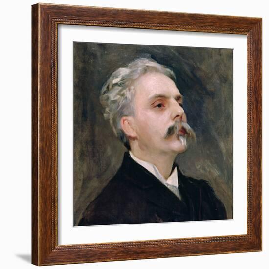 Portrait of Gabriel Faure (1845-1924)-John Singer Sargent-Framed Giclee Print