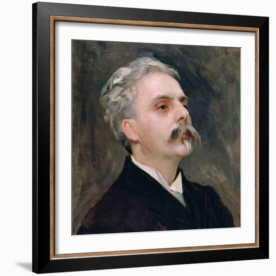 Portrait of Gabriel Faure (1845-1924)-John Singer Sargent-Framed Giclee Print