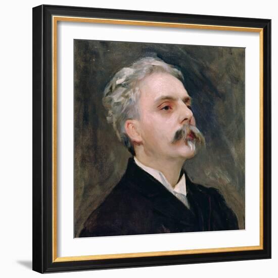 Portrait of Gabriel Faure (1845-1924)-John Singer Sargent-Framed Giclee Print