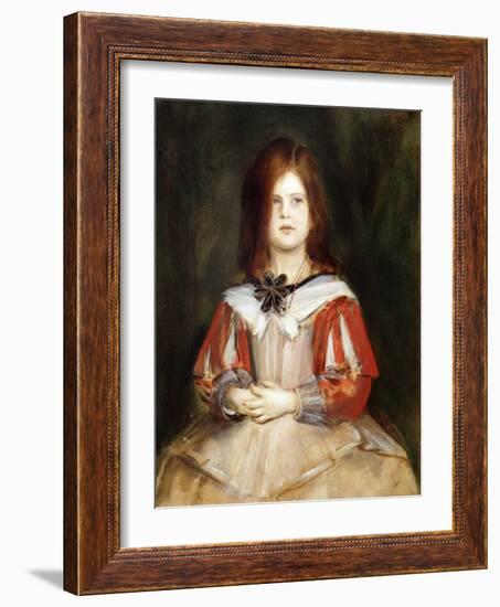 Portrait of Gabriella Lenbach, 1898-Franz Seraph von Lenbach-Framed Giclee Print