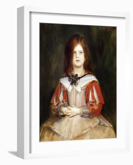 Portrait of Gabriella Lenbach, 1898-Franz Seraph von Lenbach-Framed Giclee Print