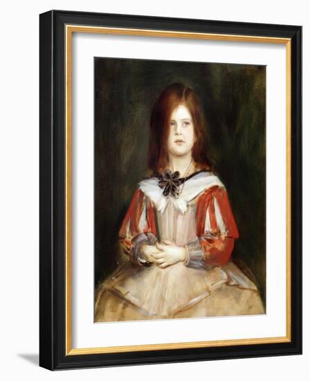 Portrait of Gabriella Lenbach, 1898-Franz Seraph von Lenbach-Framed Giclee Print