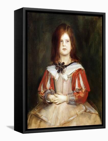 Portrait of Gabriella Lenbach, 1898-Franz Seraph von Lenbach-Framed Premier Image Canvas