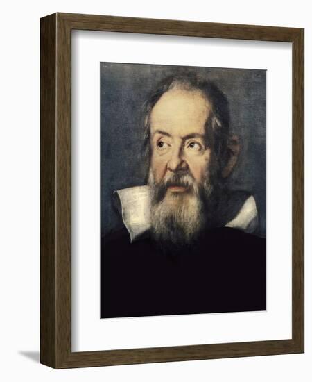 Portrait of Galileo Galilei-Justus Sustermans-Framed Premium Giclee Print