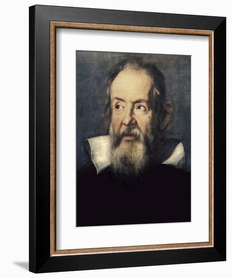 Portrait of Galileo Galilei-Justus Sustermans-Framed Premium Giclee Print