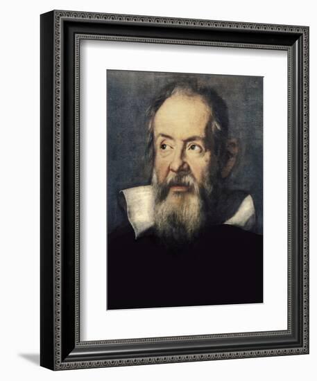 Portrait of Galileo Galilei-Justus Sustermans-Framed Premium Giclee Print
