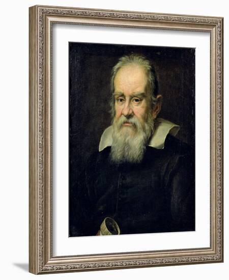 Portrait of Galileo Galilei-Justus Sustermans-Framed Giclee Print