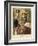 Portrait of Gambrinus, Legendary King of Flanders, Pictorial Broadsheet Published by F.C.…-German School-Framed Giclee Print