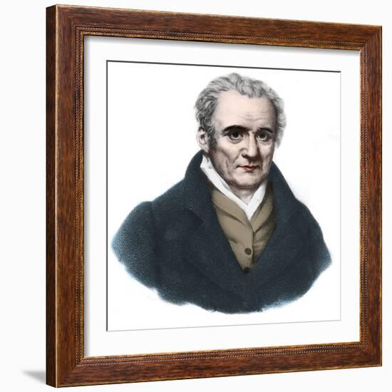 Portrait of Gaspard Monge (1746-1818) Count of Peluse, French mathematician and physicist-French School-Framed Giclee Print