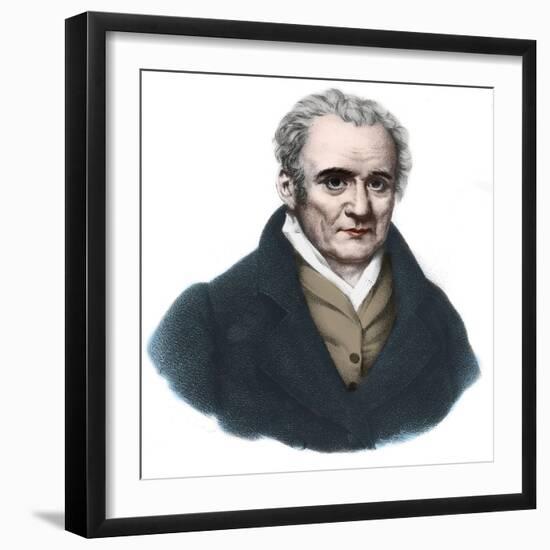 Portrait of Gaspard Monge (1746-1818) Count of Peluse, French mathematician and physicist-French School-Framed Giclee Print