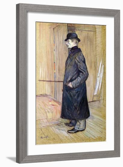 Portrait of Gaston Bonnefoy-Henri de Toulouse-Lautrec-Framed Giclee Print