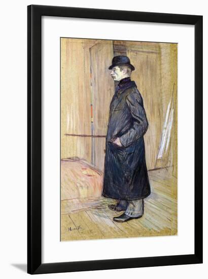 Portrait of Gaston Bonnefoy-Henri de Toulouse-Lautrec-Framed Giclee Print