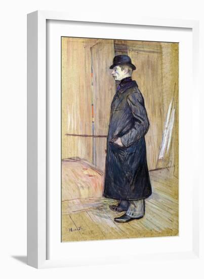 Portrait of Gaston Bonnefoy-Henri de Toulouse-Lautrec-Framed Giclee Print