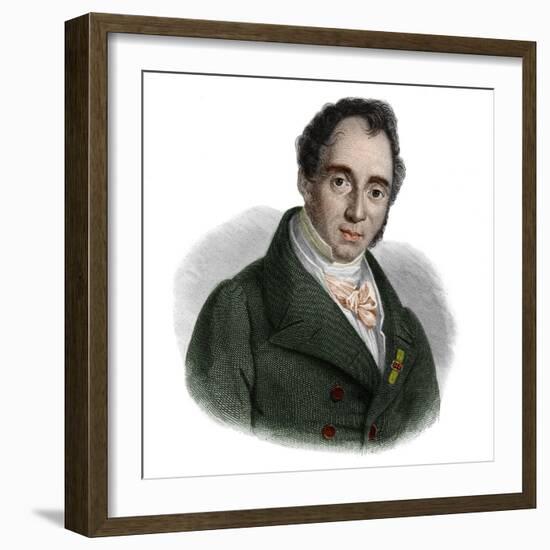 Portrait of Gaudenzio de Pagave (1776-1833) italian statesman-French School-Framed Giclee Print