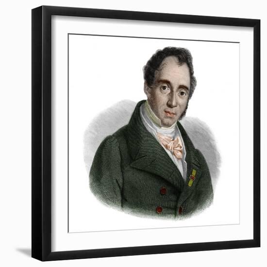 Portrait of Gaudenzio de Pagave (1776-1833) italian statesman-French School-Framed Giclee Print