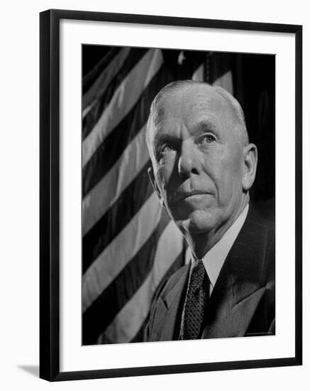 Portrait of Gen. George C. Marshall-Thomas D^ Mcavoy-Framed Premium Photographic Print