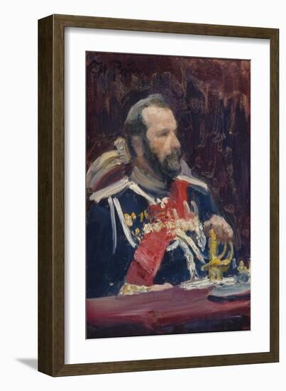 Portrait of General Alexei Nikolayevich Kuropatkin, C.1901-1902-Ilya Yefimovich Repin-Framed Giclee Print