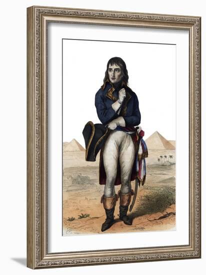 Portrait of General Bonaparte (Napoleon Bonaparte) (1768-1821)-French School-Framed Giclee Print