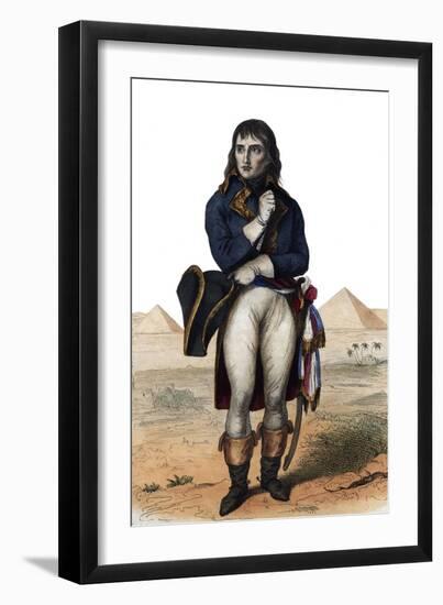 Portrait of General Bonaparte (Napoleon Bonaparte) (1768-1821)-French School-Framed Giclee Print