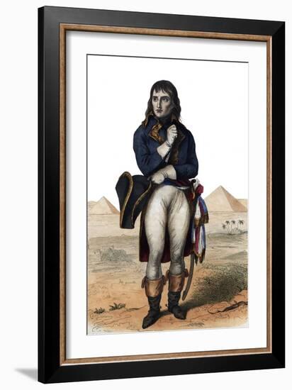 Portrait of General Bonaparte (Napoleon Bonaparte) (1768-1821)-French School-Framed Giclee Print