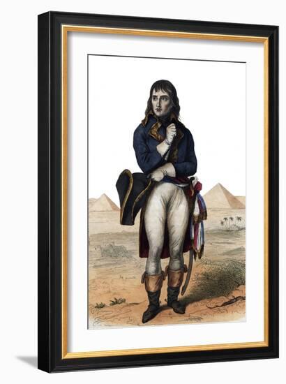 Portrait of General Bonaparte (Napoleon Bonaparte) (1768-1821)-French School-Framed Giclee Print