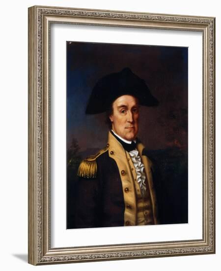 Portrait of General Elijah Clarke (Oil on Canvas)-Rembrandt Peale-Framed Giclee Print