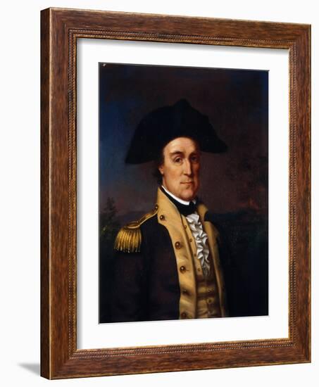 Portrait of General Elijah Clarke (Oil on Canvas)-Rembrandt Peale-Framed Giclee Print