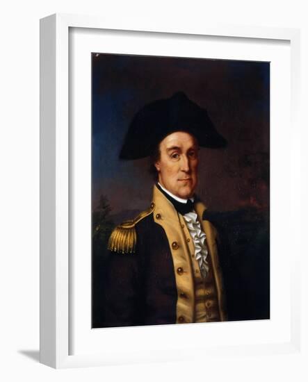 Portrait of General Elijah Clarke (Oil on Canvas)-Rembrandt Peale-Framed Giclee Print