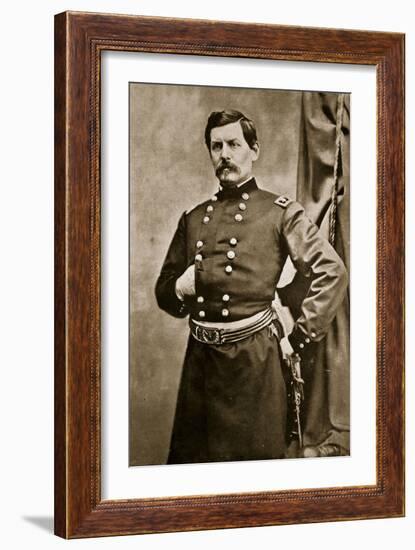 Portrait of General George B. Mcclellan, 1861-65-Mathew Brady-Framed Giclee Print