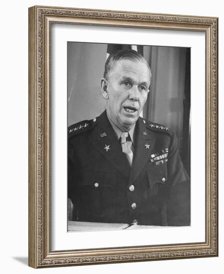 Portrait of General George C. Marshall-null-Framed Photographic Print