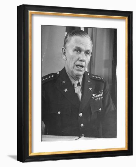 Portrait of General George C. Marshall-null-Framed Photographic Print