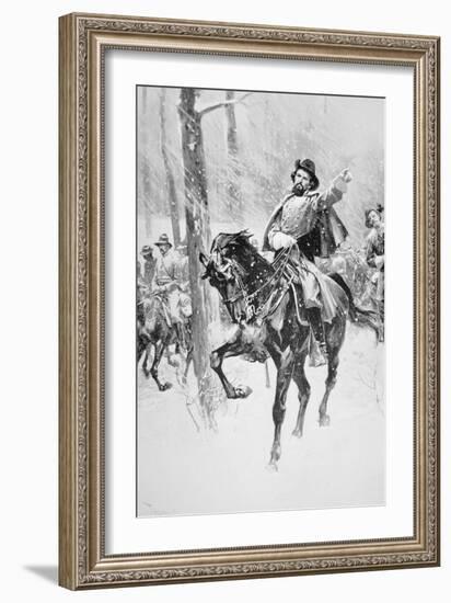 Portrait of General Nathan Bedford Forrest-Thure De Thulstrup-Framed Giclee Print