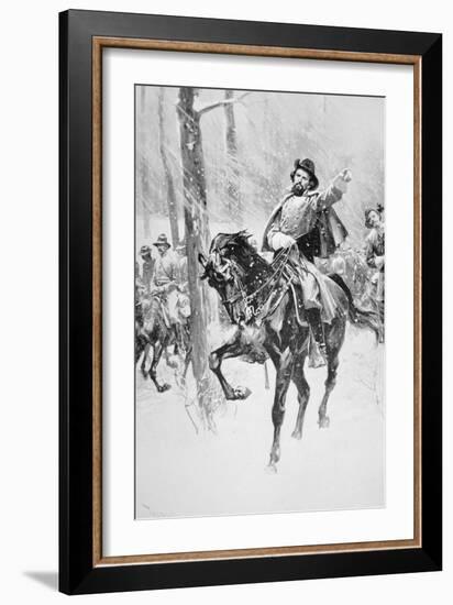 Portrait of General Nathan Bedford Forrest-Thure De Thulstrup-Framed Giclee Print