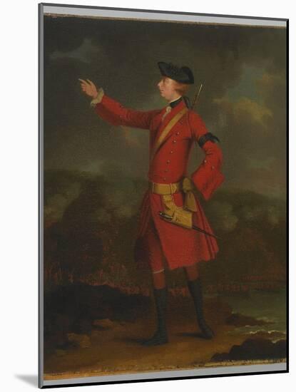 Portrait of General Wolfe (1727-59)-J.s.c. Schaak-Mounted Giclee Print