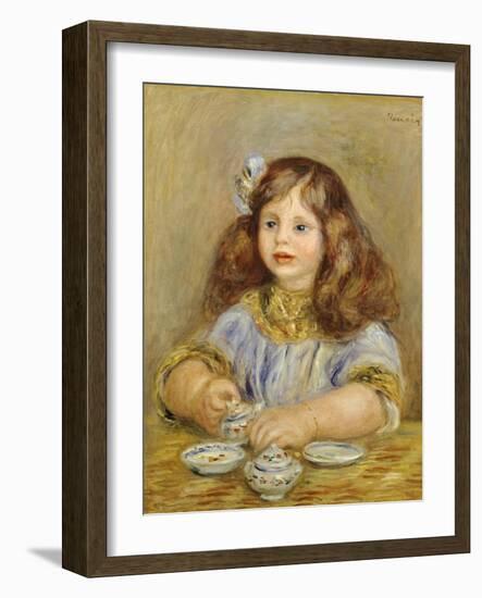 Portrait of Genevieve Bernheim De Villiers-Pierre-Auguste Renoir-Framed Giclee Print