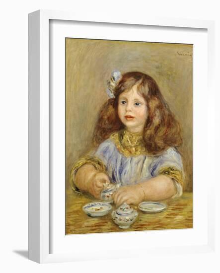 Portrait of Genevieve Bernheim De Villiers-Pierre-Auguste Renoir-Framed Giclee Print